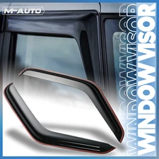In-Channel Window Visor Shade Vent Wind Rain Deflector for 91-07 E150/E250/E350