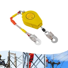 Safety Fall Arrester Double Disc Brake System 49.2ft Rope Work Load 330 lbs