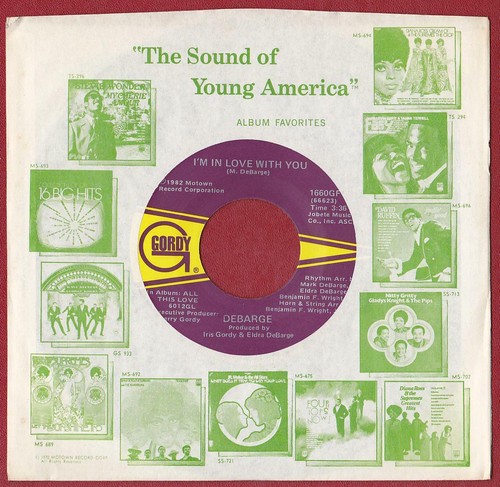 Debarge 45 RPM All This Love / I'm in Love with You - Motown-Gordy 1660GF - Picture 2 of 2