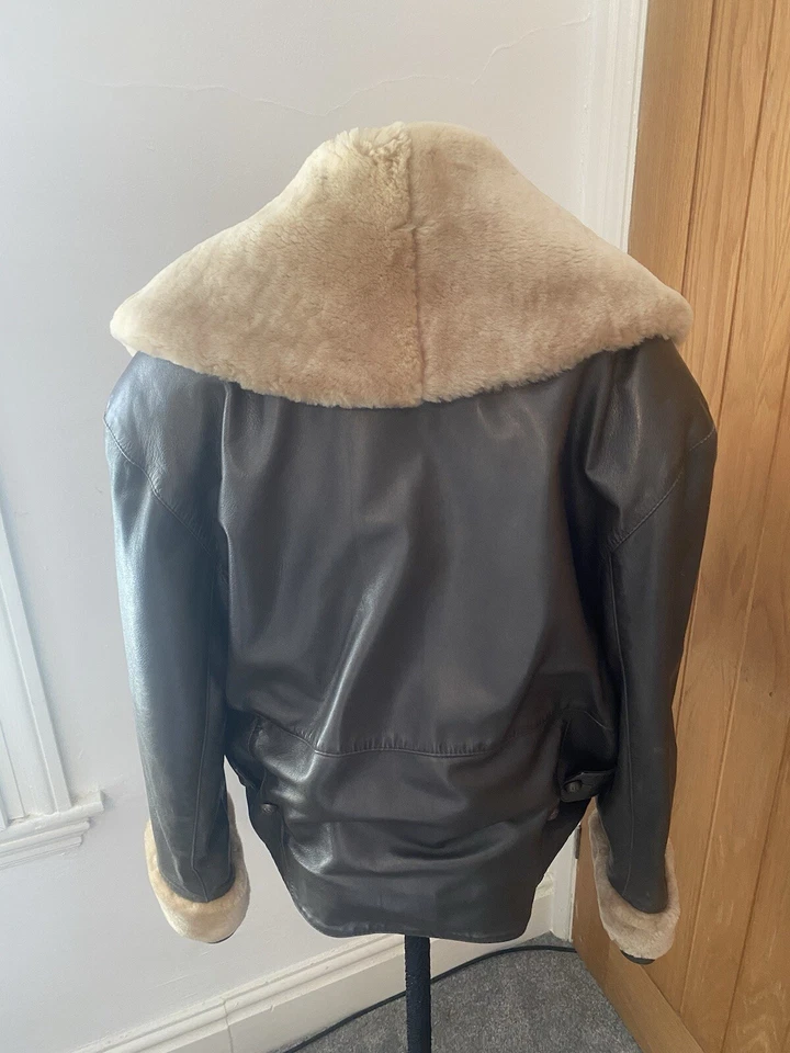 Jane Norris Flying Jacket . Soft Leather Immaculate Condition - Image 3 of 4