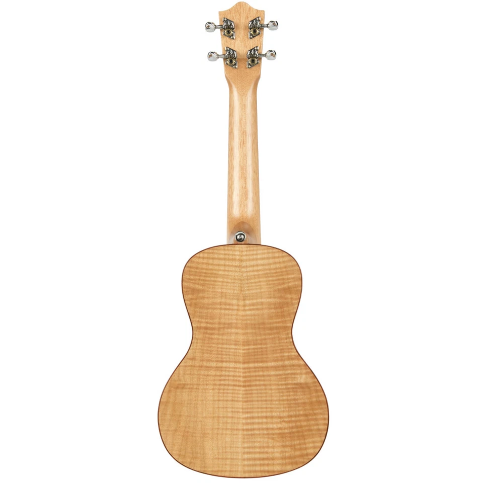 Lanikai FM-C Flamed Maple Satin Natural Finish Concert Ukulele + Padded Gig Bag - Image 2 of 4