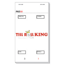 2 Ply Restaurant Order Pads 95mm x 170mm - 100 Pads per Box (PAD30)