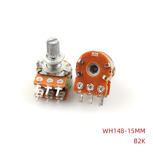 WH148 Potentiometer Linear Variable Resistor B1K-500K 6 Pin Handle length 15mm - Picture 10 of 16