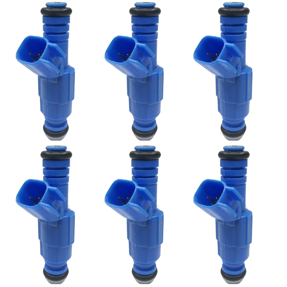 Обновленные топливные форсунки 0280156201 6 шт подходят для Pontiac Grand Prix 3,8 л 2004-2007 годов выпуска - Изображение 3 из 4