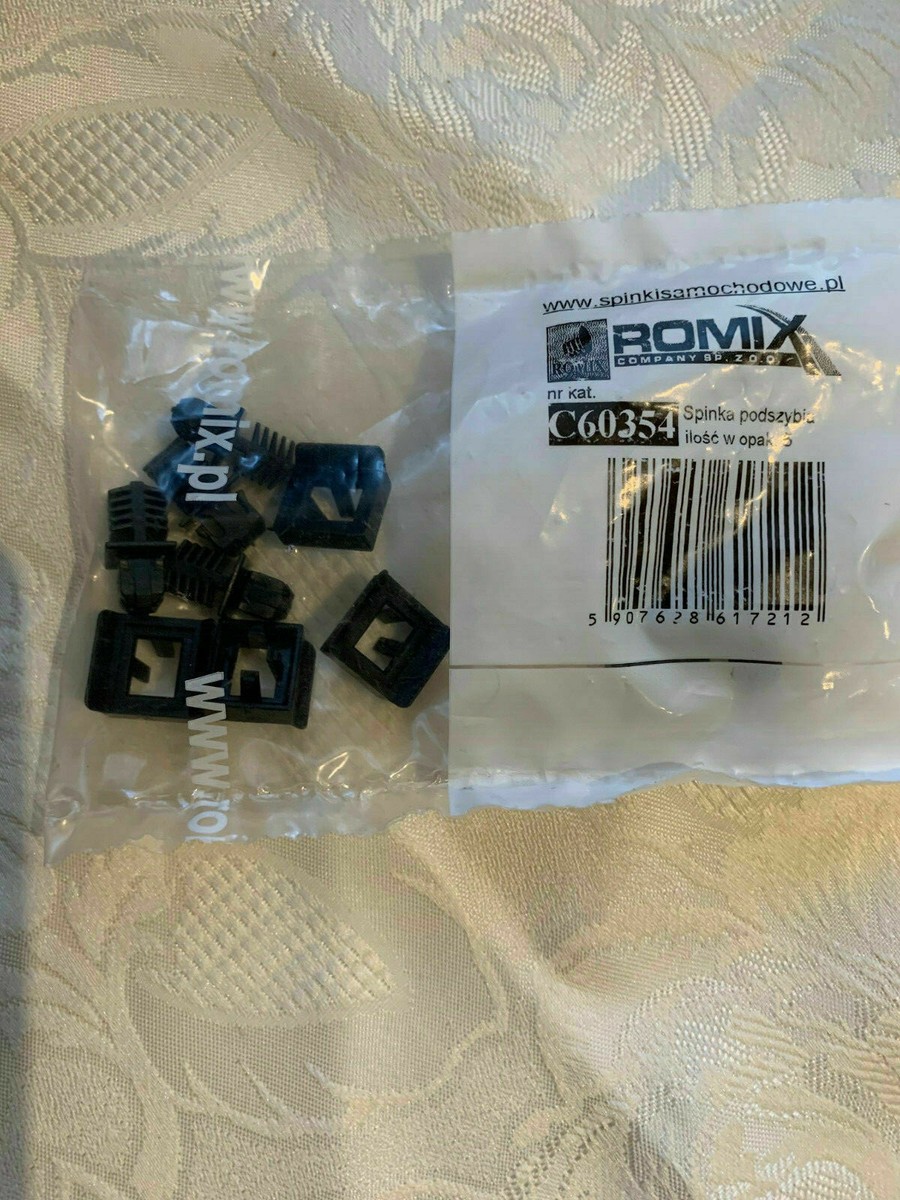 ROMIX 5x Windscreen Cowl Section Clips VW 7M3853585 1023253