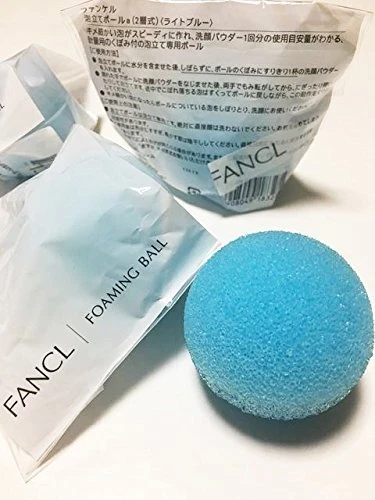 FANCL Foaming Ball Sponge 2 Layers Light Blue