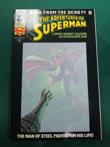 THE ADVENTURES OF SUPERMAN comic Vintage  1993 #500  (Back from the Dead) DC