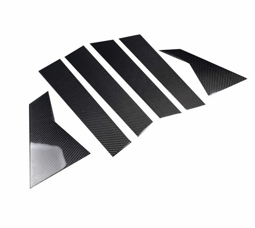 8pcs Carbon Fiber Door Handle Protector Cover Trim For Honda CRV CR-V