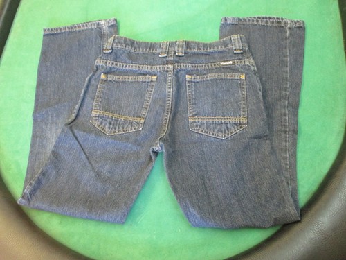 Wrangler Youth size 14 Regular Blue Distressed Western Denim Jeans - Picture 3 of 5