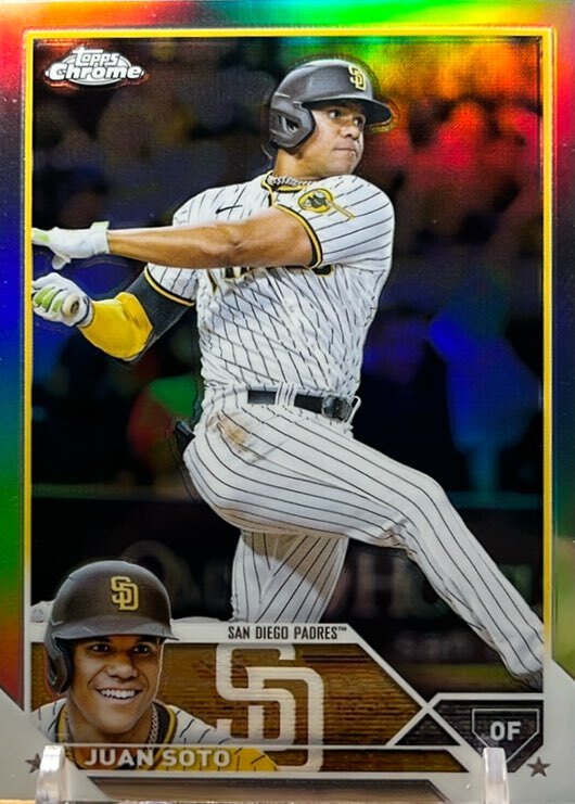 2023 Topps Chrome #100 Juan Soto Refractor Padres/Mets 