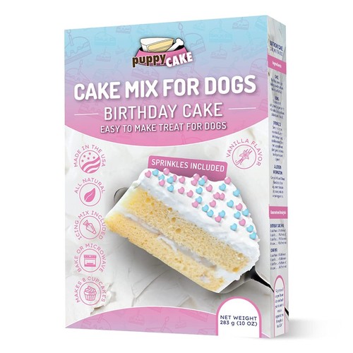 Dog Birthday Cake Mix 6 Flavors - Cake Mix For Dogs, Icing Mix, Bake Or Microwav