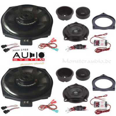 Audio System 760 Watt 3-Wege XFIT BMW UNI EVO2 Lautsprecher für BMW E-F-Modelle