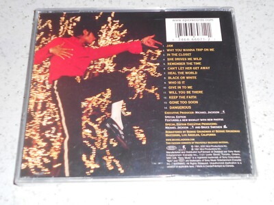 Dangerous [Special Edition] [Remaster] by Michael Jackson (CD, Oct