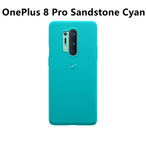 Nuova custodia originale ufficiale OnePlus 8 Pro 8 paraurti in arenaria carbonio ciano - Foto 4 di 20