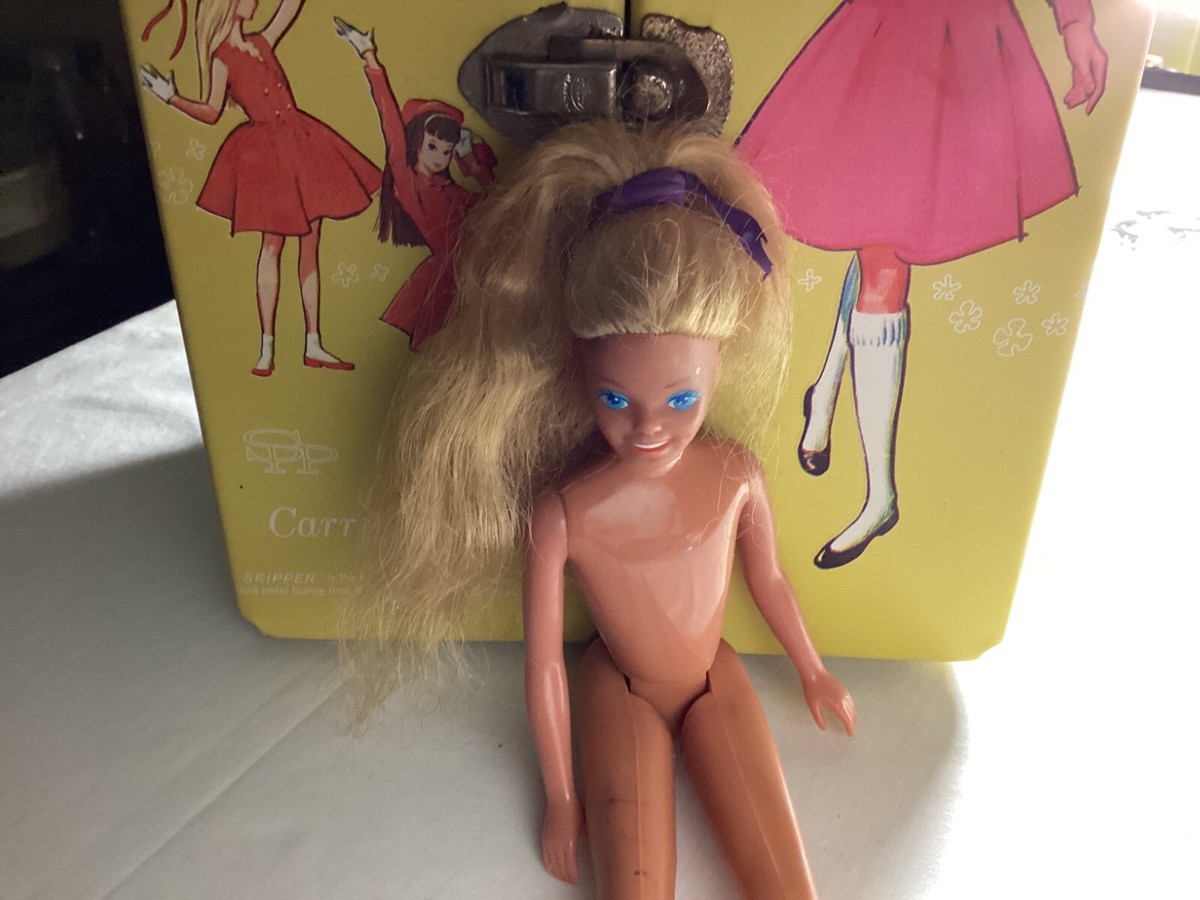 Vintage 1964 Mattel Barbie “Skipper,” Little Sister Yellow Vinyl