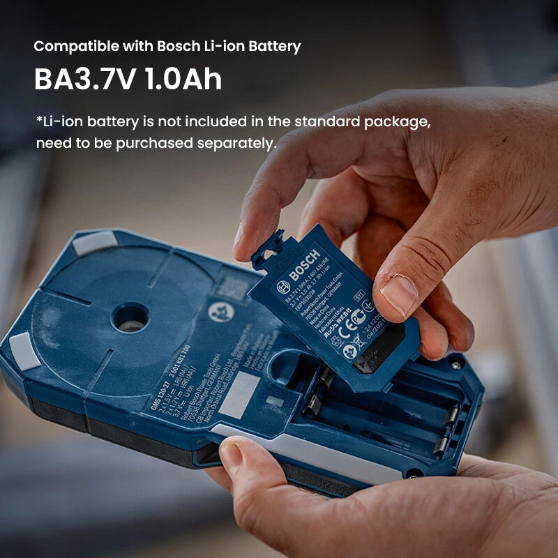 Bosch Wall Detector Gms120-27 Can Measure Metal and Live Wires In Walls with Bag - Image 4 of 4