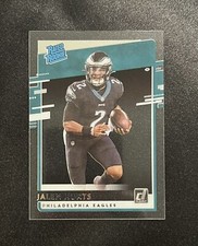🔥Jalen Hurts 2020 Panini Chronicles Clearly Donruss Rated Rookie RC 📈