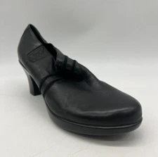 Dansko Banks Black Leather Slip On Bootie Boots Pumps Size 41 EU / 10.5-11 US