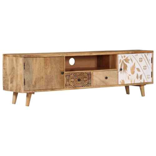 Mueble de TV madera maciza mango 140x30x40 cm vidaXL - Imagen 1 de 12