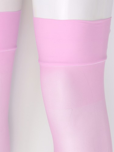 Sexy Damen Hohe Halterlose Strümpfe Glänzend Durchsicht Strumpfhose Unterwäsche - Picture 44 of 80
