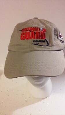 Shiva 100% Cotton Cap/Hat Adjustable NATIONAL GUARD FISHING TBF FEDERATION   