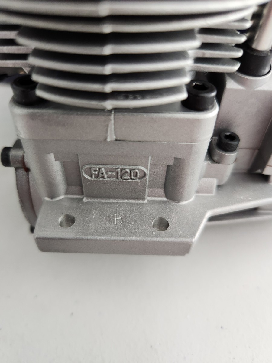 NEW Saito 4-Stroke FA-120 20CC AAC Hemi-Heads Engine with Exhaust