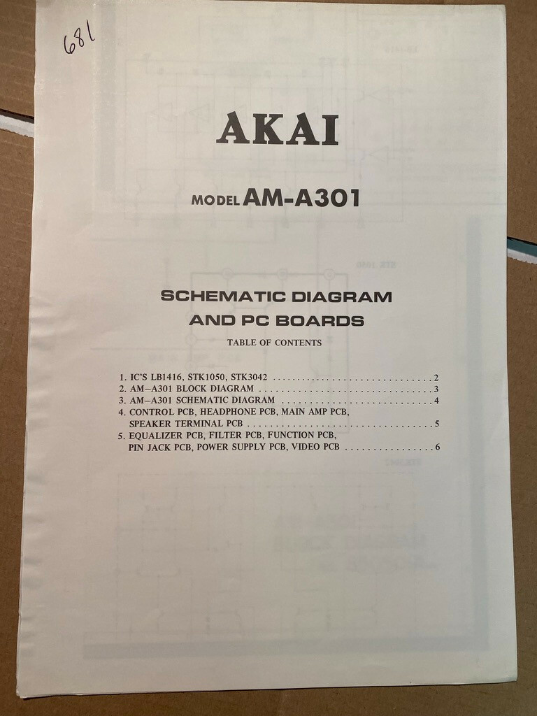 Akai AM-A301 vintage audio equipment - eBay listing photo 3