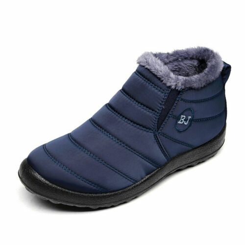 JACKSHIBO Herren Neu Winter Warm Outdoor Wasserdicht Wandern Knöchel Schnee Stiefel Schuhe - Bild 20 von 21
