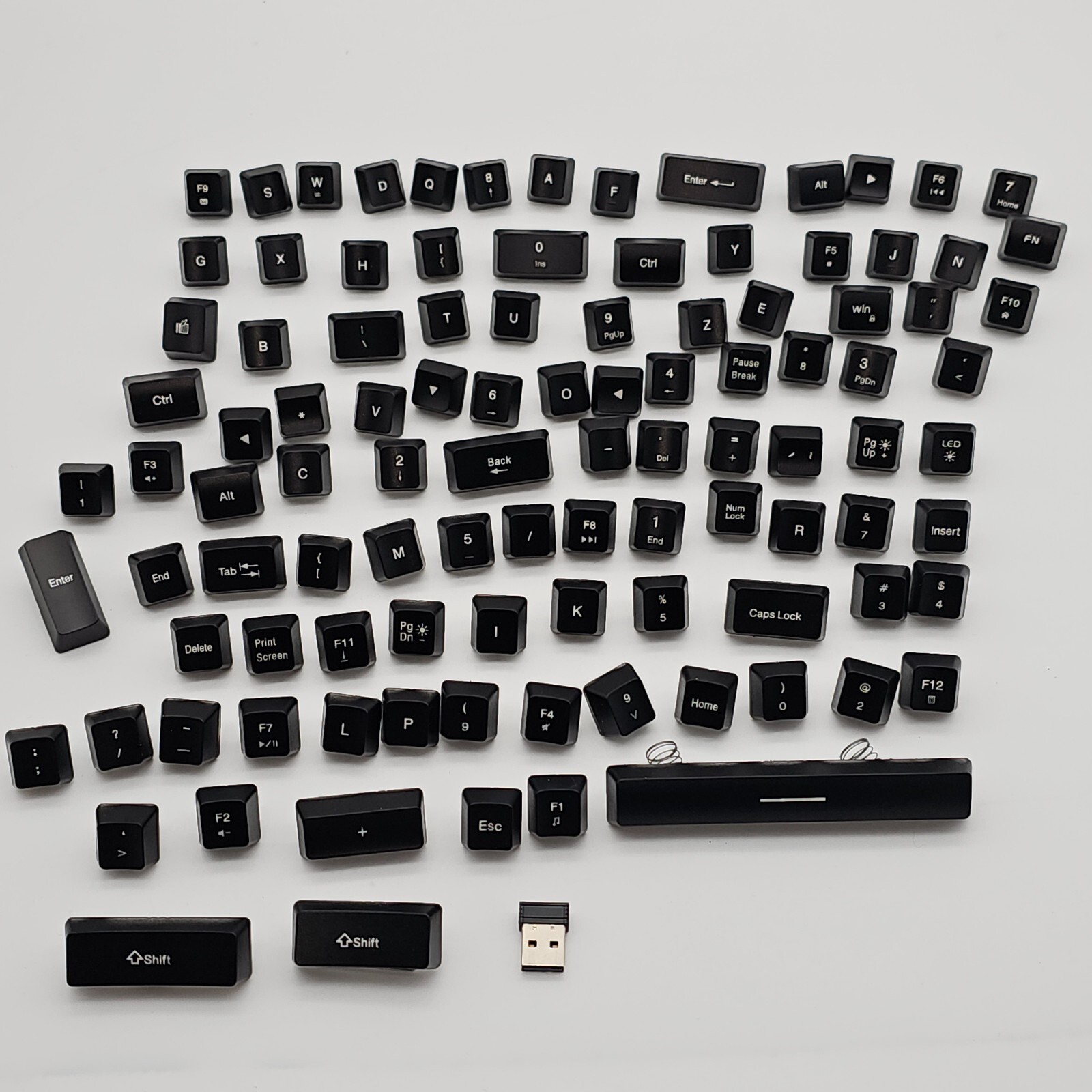 NPET K11 Wireless Gaming Keyboard REPLACEMENT KEYS & RECEIVE