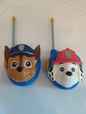 Paw Patrol 2 Short-Range Walkie Talkies - Chase and Marshall - Age 3