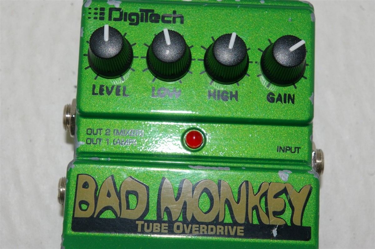 Digitech Bad Monkey Tube Overdrive Guitar Effects Pedal Made Digitech Bad Monkey Tube Overdrive Guitar Effects Pedal Made