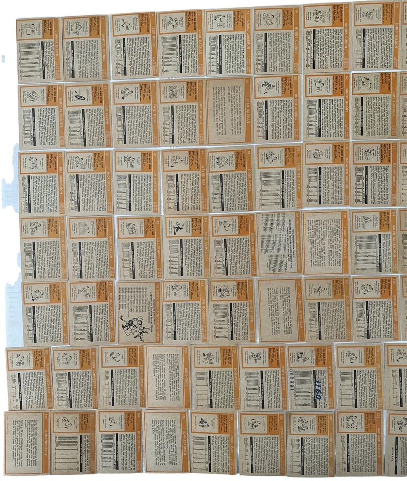 1972-73 O-Pee-Chee 100 Different Vintage Star Lot OPC Hockey Cards GUY LAFLEUR - Image 4 of 4