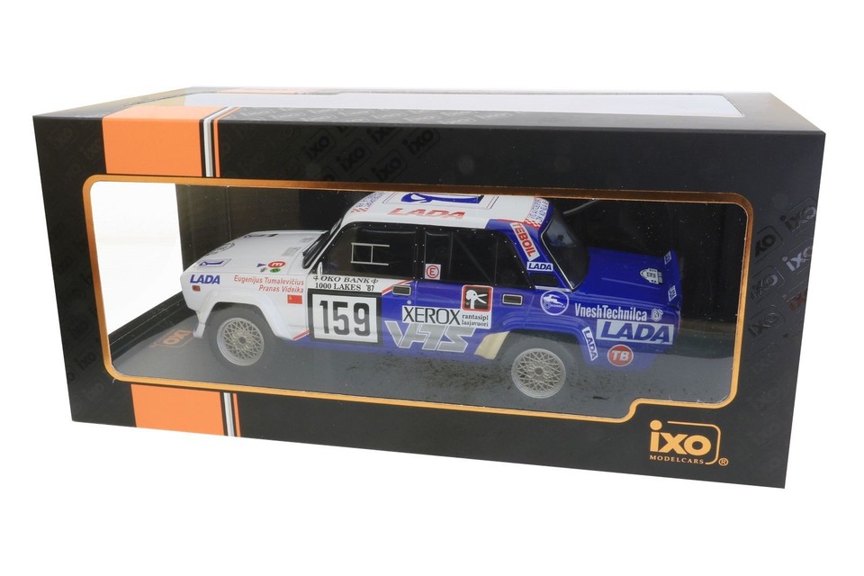 Lada 2105 VFTS, No.159, 1000 Lakes Rallye, E.Tumalevicius/P.Videika, 1987 1:18 IXO | Sběratelské modely aut
