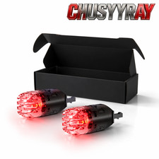 2pcs 7443 7444 LED Brake Tail Light Bulbs Red for Chevy Silverado 1500 2014-2018
