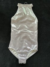 Danz N Motion By Danshuz Gymnastic Dance Leotard Size 6x-7 Metallic Light Purple