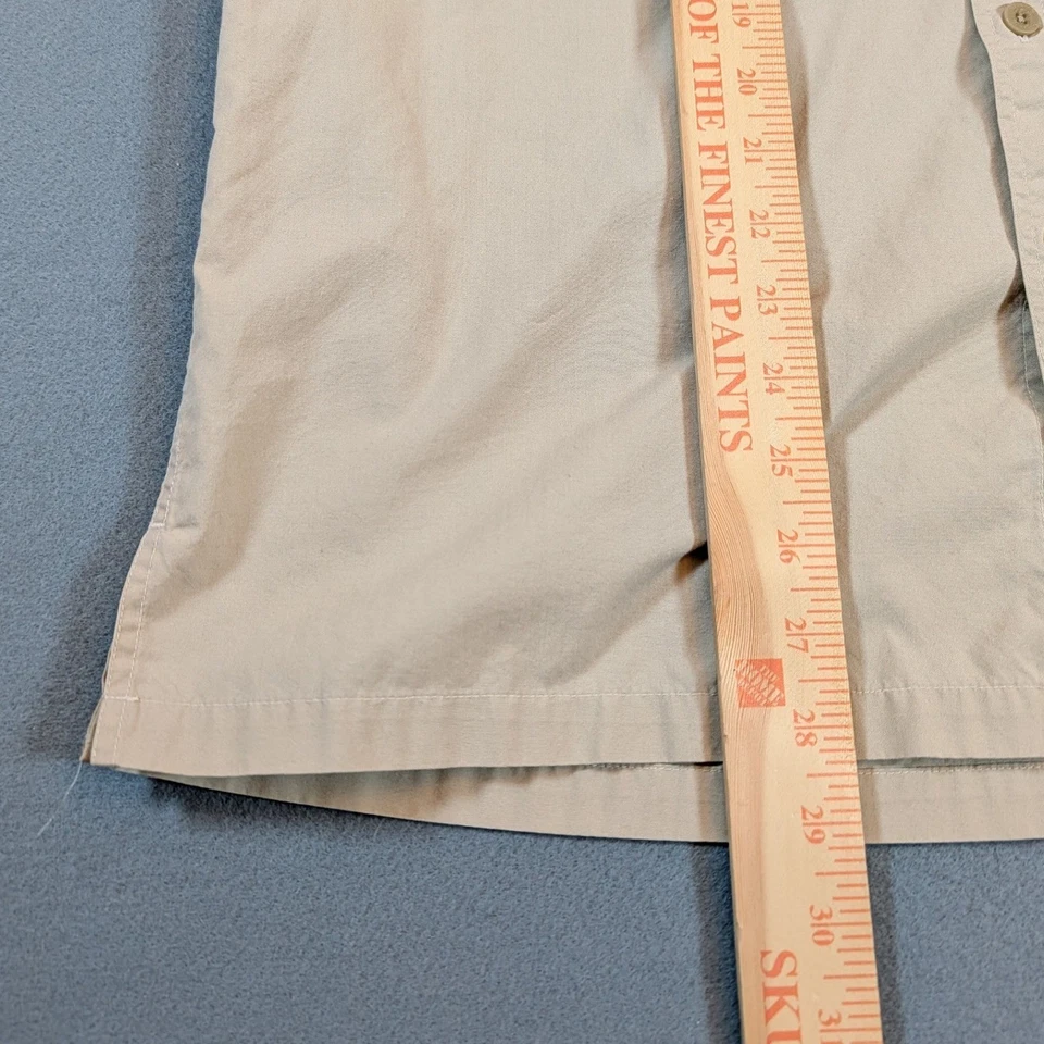 Simms Button Up Fishing Shirt Mens Size Medium Long Sleeve Tan Outdoor Utility - Image 4 of 4