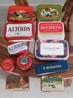 Mixed Lot of 11 Collectable Small, Some Vintage Product & Christmas Tins