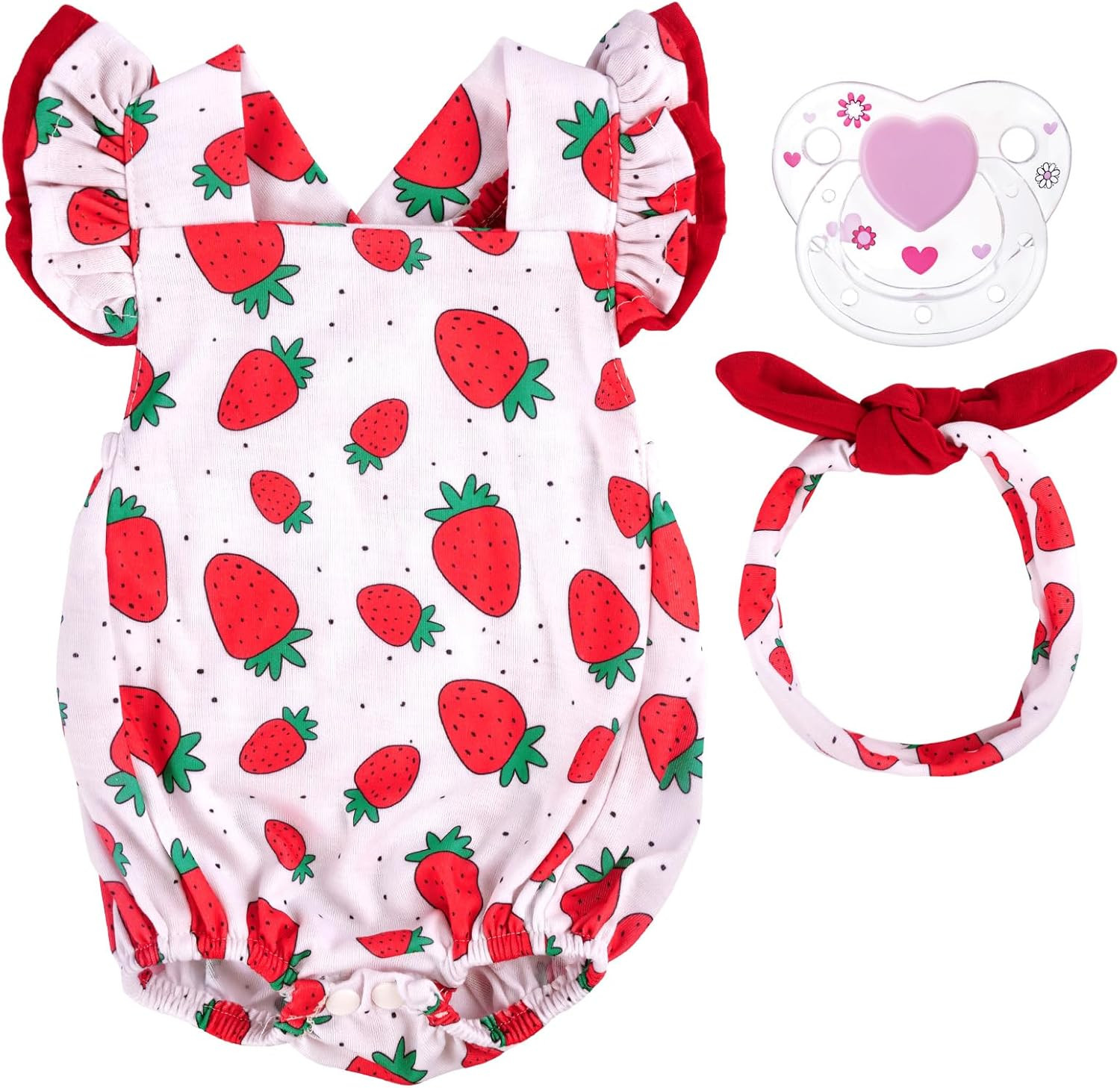 BABESIDE 3Pcs Reborn Baby Doll Clothes for 17-22 Inch Dolls,