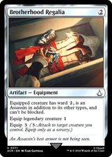MTG Brotherhood Regalia 71 Foil Assassin's Creed