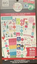 The Happy Planner Sticker Book Christmas Joy Multicolor 979 Pieces