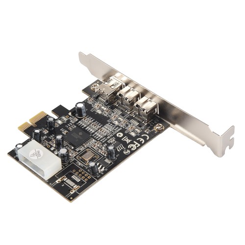 -PEX30016 3 Port IEEE 1394 Firewire 1394B & 1394A PCIe 1.1 X1 Karte TI XI2414 - Afbeelding 8 van 10