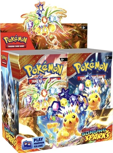 Pokemon TCG Surging Sparks Booster Box Factory Sealed