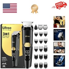 3-in-1 Beard Trimmer for Men, Valentine Gifts for Men, Waterproof Men's Elect...