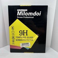 Milomdoi Screen Protector iPad Pro 13 Inch M4 2024 7th Gen Clear NEW 9H Glass