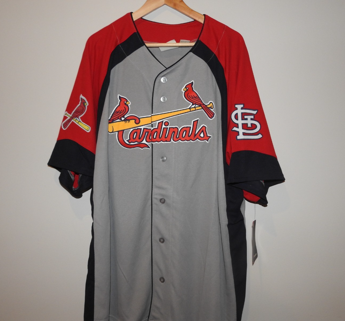 Rawlings Cardinals ユニフォーム Mサイズ MLB St Louis Cardinals Baseball Jersey New Big & Tall Mens Sizes