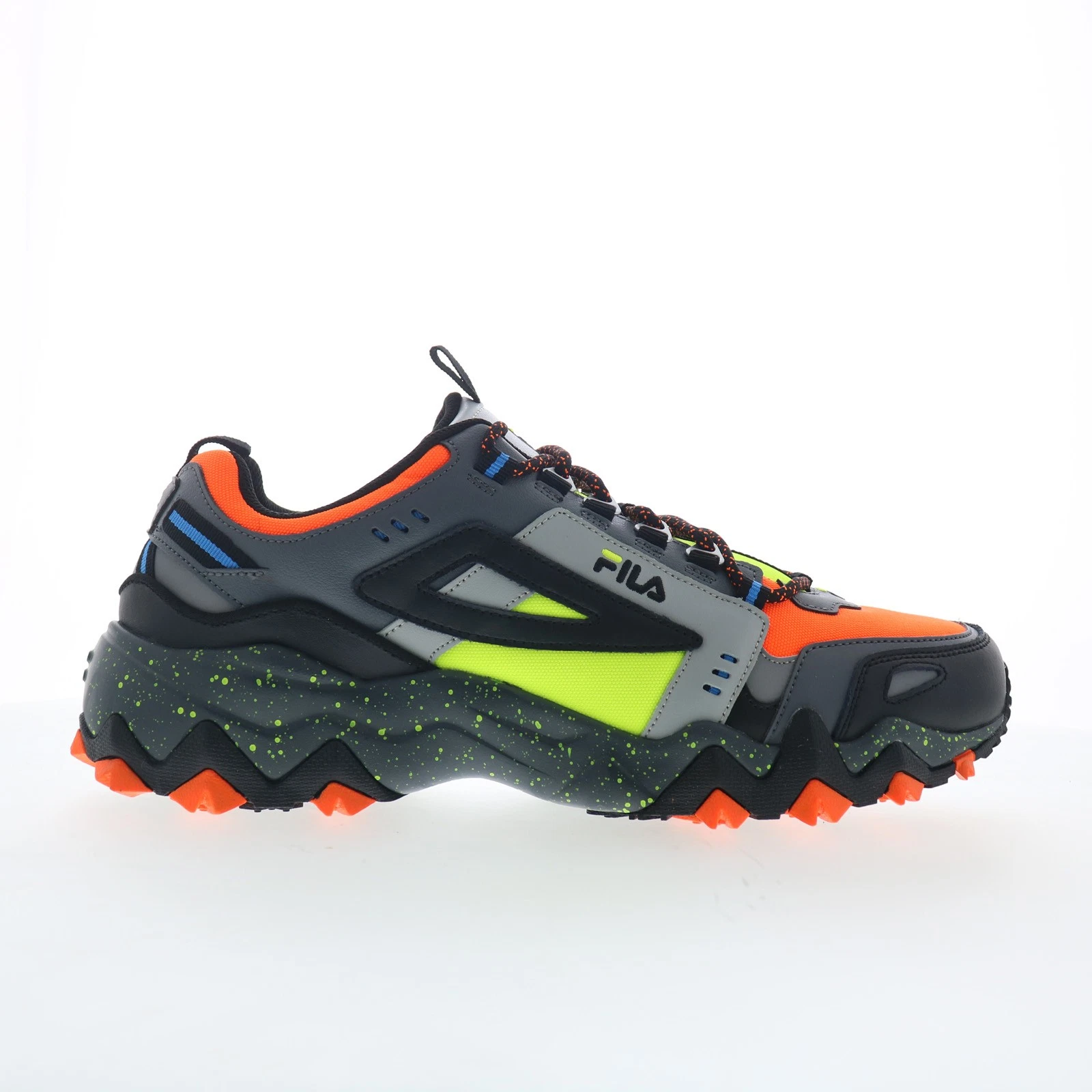 Fila Oakmont TR 1JM01565-806 Mens Orange Leather Athletic Hiking Shoes