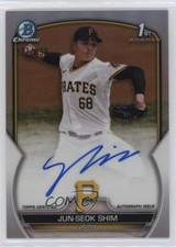 2023 Bowman Chrome Prospect Refractor /499 Jun-Seok Shim #CPA-JSH Auto 0w3