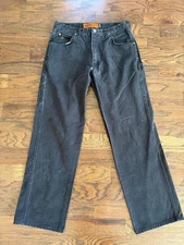 VTG Jesse James Utility Carpenter Black Canvas Jeans Men’s 32x32 (32x30)