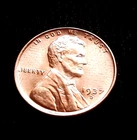 1937 D Lincoln Cent Wheat Penny, Lustrous BU RED,Bright Superb Gem BU fr BU roll