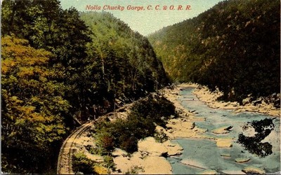 Nolla Chucky Gorge Cc And Orr Divided Back Postcard